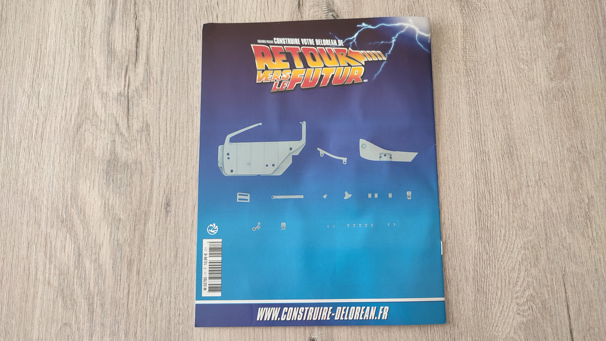 Fascicule seul sans pièce n°71 pièce détachée DeLorean Retour vers le Futur Eaglemoss 1/8 #E76
