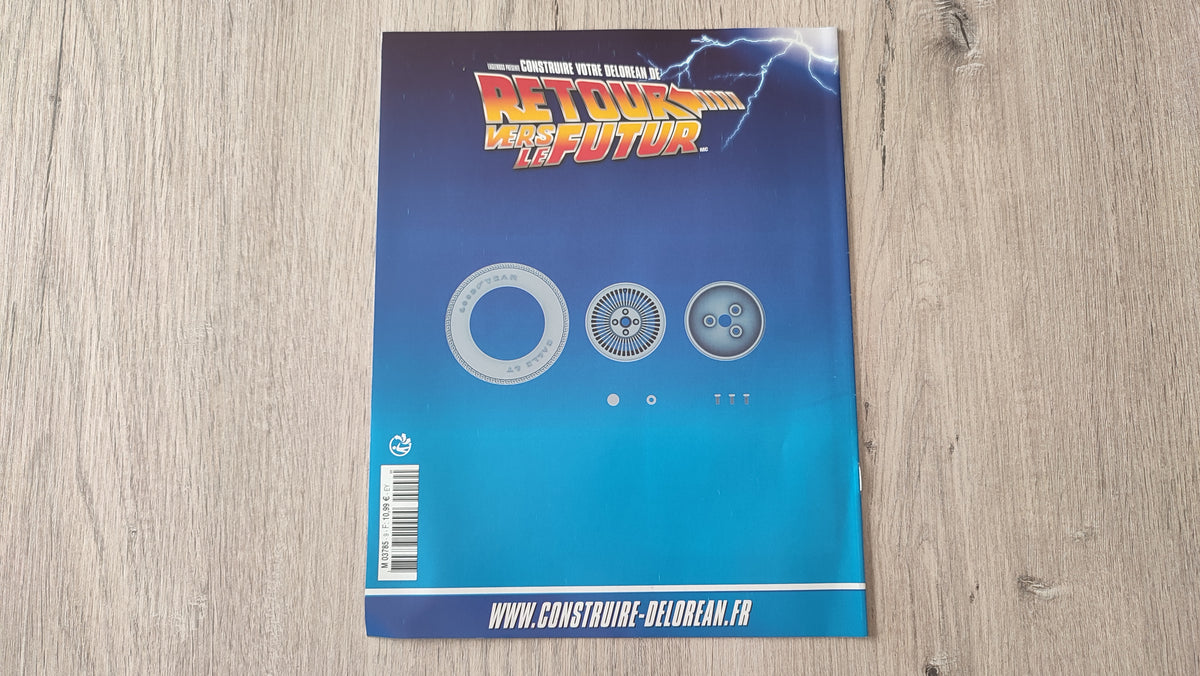 Fascicule seul sans pièce n°9 pièce détachée DeLorean Retour vers le Futur Eaglemoss 1/8 #E76