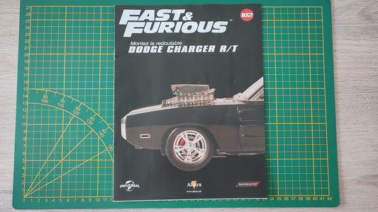 Fascicule seul sans pièce numéro 102 n°102 Dodge Charger R/T Fast & Furious 1/8 1/8e 1/8ème Altaya #E05