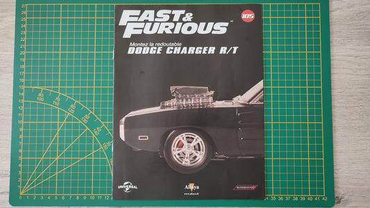 Fascicule seul sans pièce numéro 105 n°105 Dodge Charger R/T Fast & Furious 1/8 1/8e 1/8ème Altaya #E05