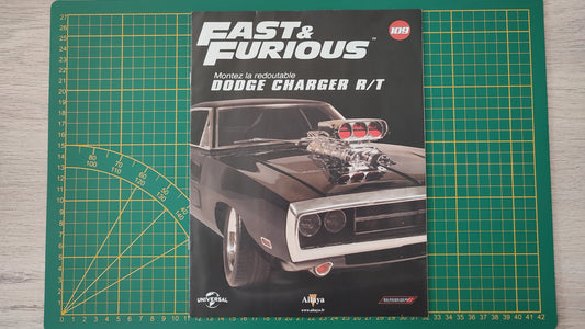 Fascicule seul sans pièce numéro 109 n°109 Dodge Charger R/T Fast & Furious 1/8 1/8e 1/8ème Altaya #E05
