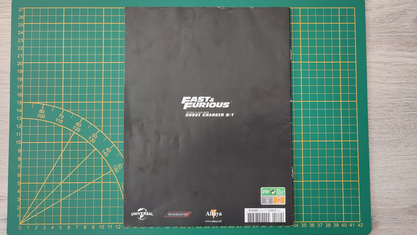 Fascicule seul sans pièce numéro 110 n°110 Dodge Charger R/T Fast & Furious 1/8 1/8e 1/8ème Altaya #E05