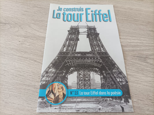 Fascicule seul sans pièce numéro 13 n°13 Je construis la tour Eiffel 1/8 1/8e 1/8ème édition TF1