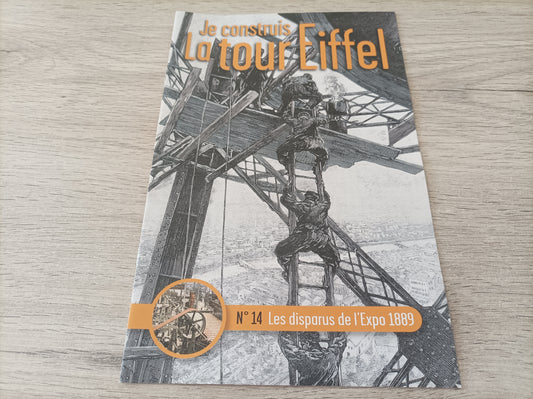 Fascicule seul sans pièce numéro 14 n°14 Je construis la tour Eiffel 1/8 1/8e 1/8ème édition TF1