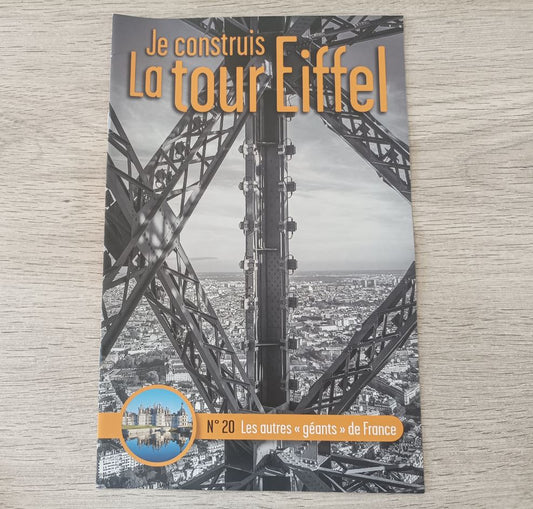 Fascicule seul sans pièce numéro 20 n°20 Je construis la tour Eiffel 1/8 1/8e 1/8ème édition TF1