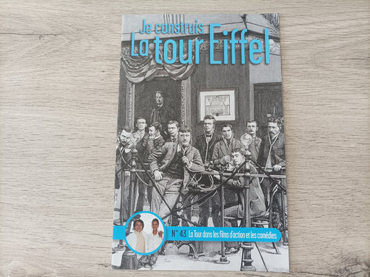 Fascicule seul sans pièce numéro 43 n°43 Je construis la tour Eiffel 1/8 1/8e 1/8ème édition TF1