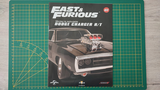 Fascicule seul sans pièce numéro 61 n°61 Dodge Charger R/T Fast & Furious 1/8 1/8e 1/8ème Altaya #E05