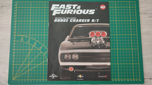 Fascicule seul sans pièce numéro 62 n°62 Dodge Charger R/T Fast & Furious 1/8 1/8e 1/8ème Altaya #E05