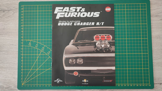 Fascicule seul sans pièce numéro 68 n°68 Dodge Charger R/T Fast & Furious 1/8 1/8e 1/8ème Altaya #E05