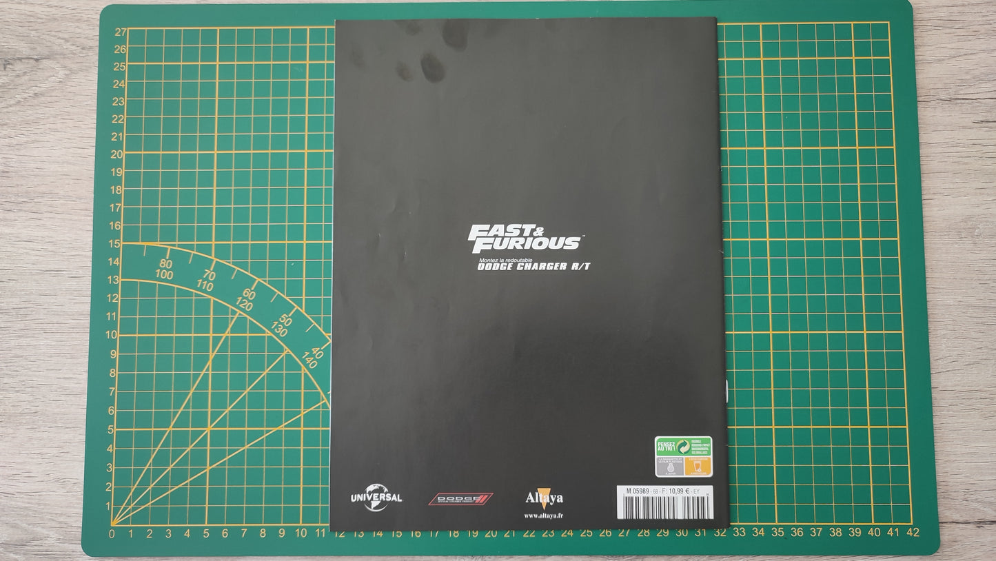 Fascicule seul sans pièce numéro 68 n°68 Dodge Charger R/T Fast & Furious 1/8 1/8e 1/8ème Altaya #E05