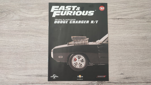 Fascicule seul sans pièce numéro 72 n°72 Dodge Charger R/T Fast & Furious 1/8 1/8e 1/8ème Altaya #E05