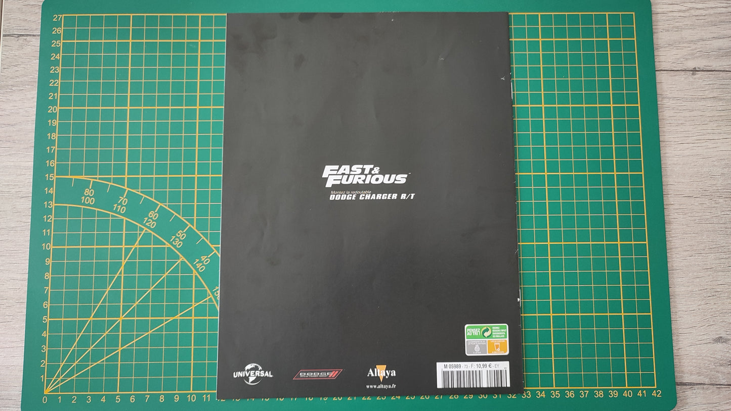 Fascicule seul sans pièce numéro 73 n°73 Dodge Charger R/T Fast & Furious 1/8 1/8e 1/8ème Altaya #E05