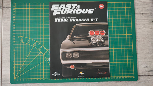 Fascicule seul sans pièce numéro 74 n°74 Dodge Charger R/T Fast & Furious 1/8 1/8e 1/8ème Altaya #E05