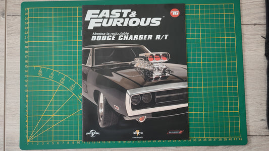Fascicule seul sans pièce numéro 76 n°76 Dodge Charger R/T Fast & Furious 1/8 1/8e 1/8ème Altaya #E05