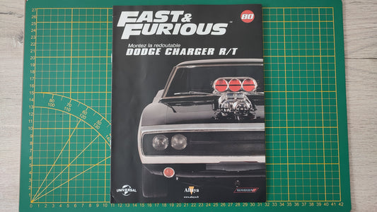 Fascicule seul sans pièce numéro 80 n°80 Dodge Charger R/T Fast & Furious 1/8 1/8e 1/8ème Altaya #E05