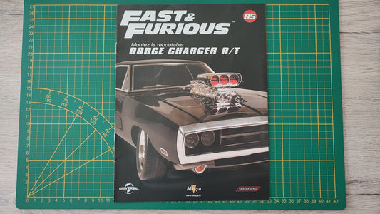 Fascicule seul sans pièce numéro 85 n°85 Dodge Charger R/T Fast & Furious 1/8 1/8e 1/8ème Altaya #E05