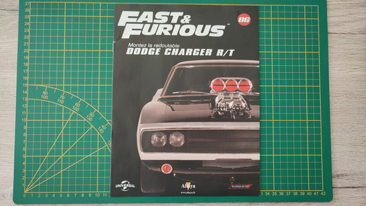 Fascicule seul sans pièce numéro 86 n°86 Dodge Charger R/T Fast & Furious 1/8 1/8e 1/8ème Altaya #E05