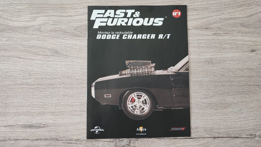Fascicule seul sans pièce numéro 87 n°87 Dodge Charger R/T Fast & Furious 1/8 1/8e 1/8ème Altaya #E05