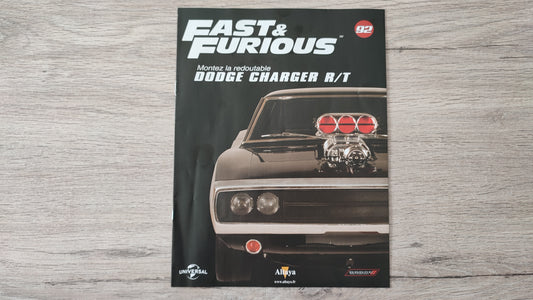 Fascicule seul sans pièce numéro 91 n°91 Dodge Charger R/T Fast & Furious 1/8 1/8e 1/8ème Altaya #E05