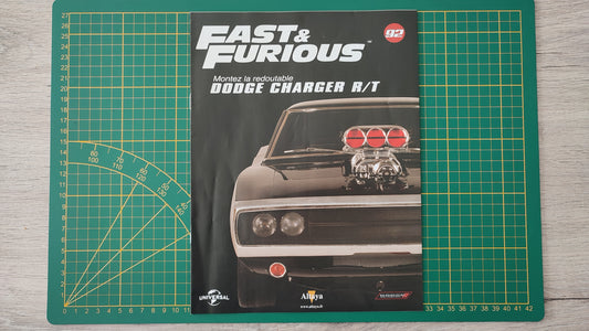 Fascicule seul sans pièce numéro 92 n°92 Dodge Charger R/T Fast & Furious 1/8 1/8e 1/8ème Altaya #E05