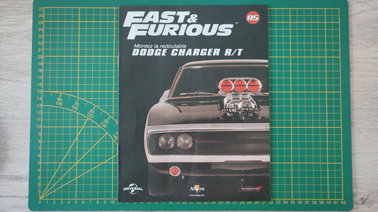 Fascicule seul sans pièce numéro 95 n°95 Dodge Charger R/T Fast & Furious 1/8 1/8e 1/8ème Altaya #E05