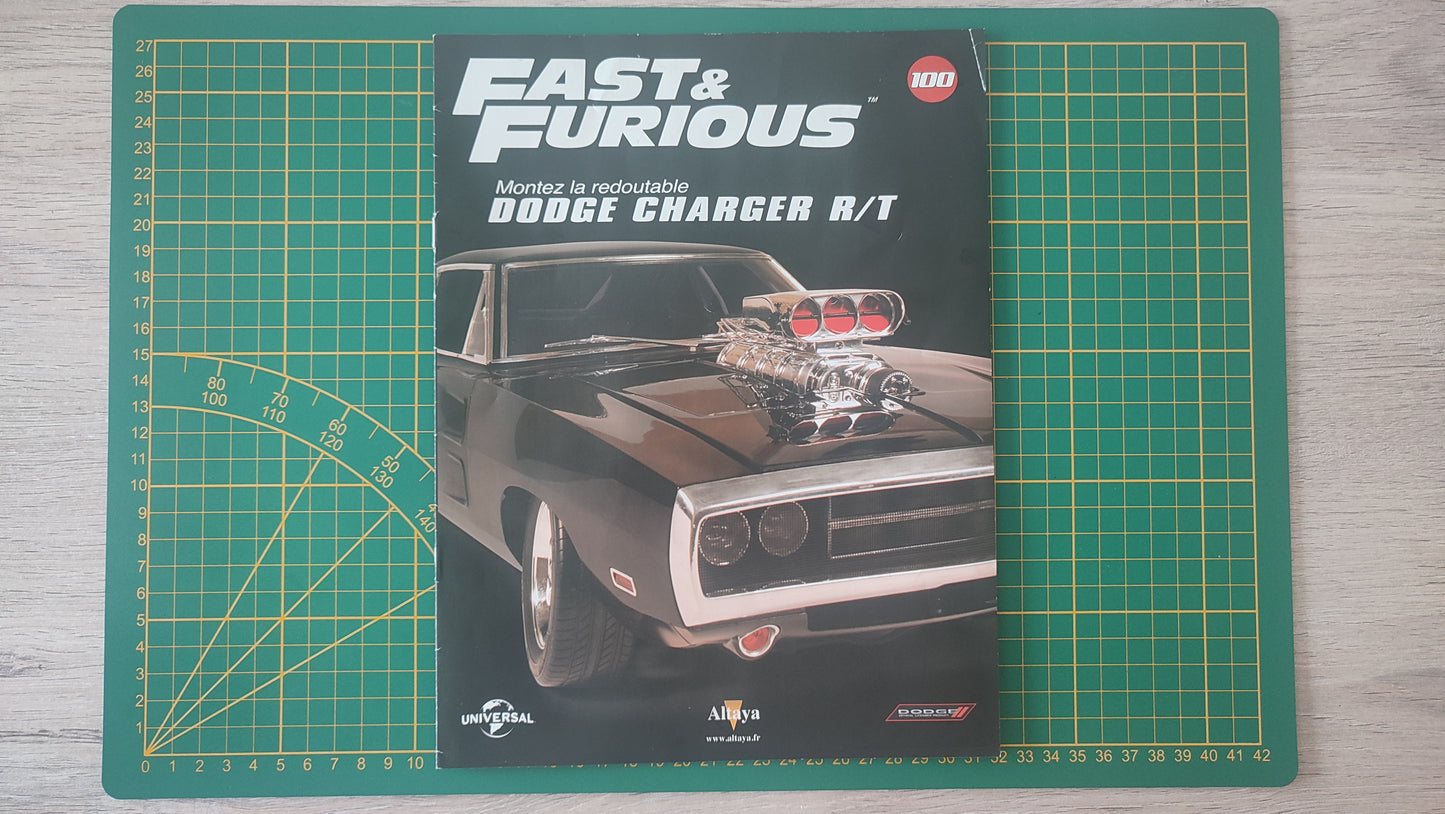 Fascicule seul sans pièce numéro 97 n°97 Dodge Charger R/T Fast & Furious 1/8 1/8e 1/8ème Altaya #E05