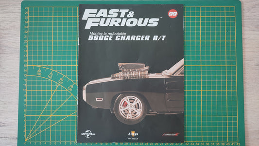Fascicule seul sans pièce numéro 99 n°99 Dodge Charger R/T Fast & Furious 1/8 1/8e 1/8ème Altaya #E05