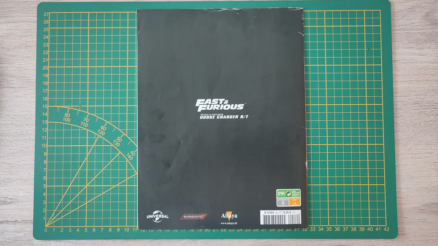 Fascicule seul sans pièce numéro 99 n°99 Dodge Charger R/T Fast & Furious 1/8 1/8e 1/8ème Altaya #E05
