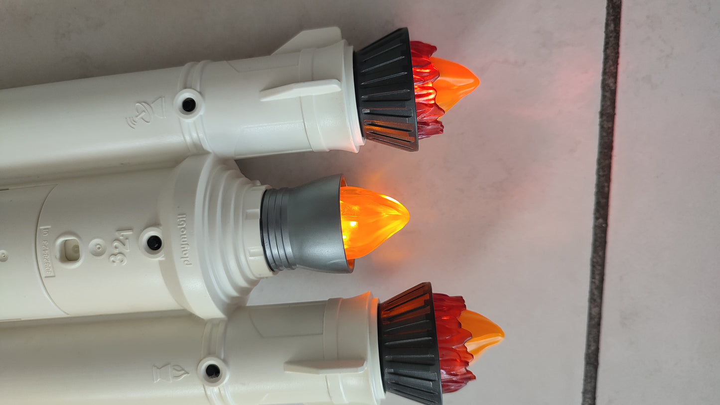 Fusée lumineuse du set 6195 pièce détachée Playmobil #E62