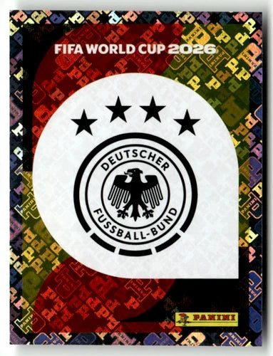 GER 1 Team Logo - Sticker autocollant Panini Coupe du Monde FIFA 2026 Allemagne - Pièce détachée