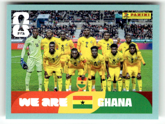 GHA 13 Team Photo - Sticker autocollant Panini Coupe du Monde FIFA 2026 Ghana - Pièce détachée