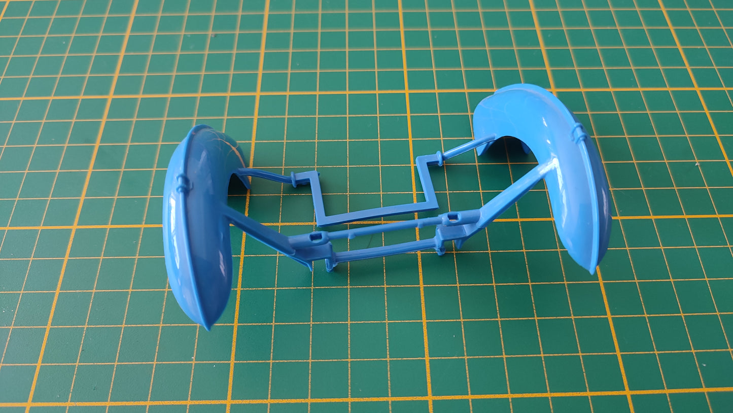 Garde boue pare-chocs avant pièce détachée miniature Bburago Burago Bugatti type 59 1934 1/18 1/18e 1/18ème #D95