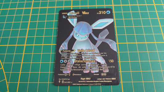 Givrali Vmax carte illustration Pokémon cosplay couleur noir française #C18