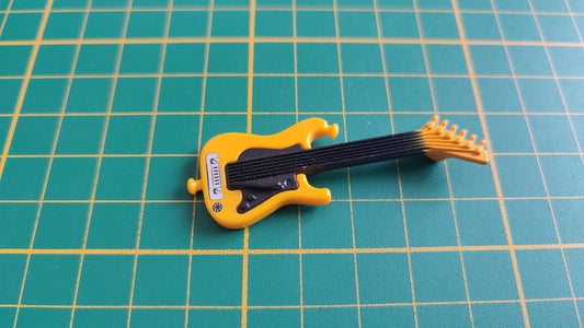 Guitare jaune et noir référence 30628497 + 30628507 pièce détachée Playmobil #E75