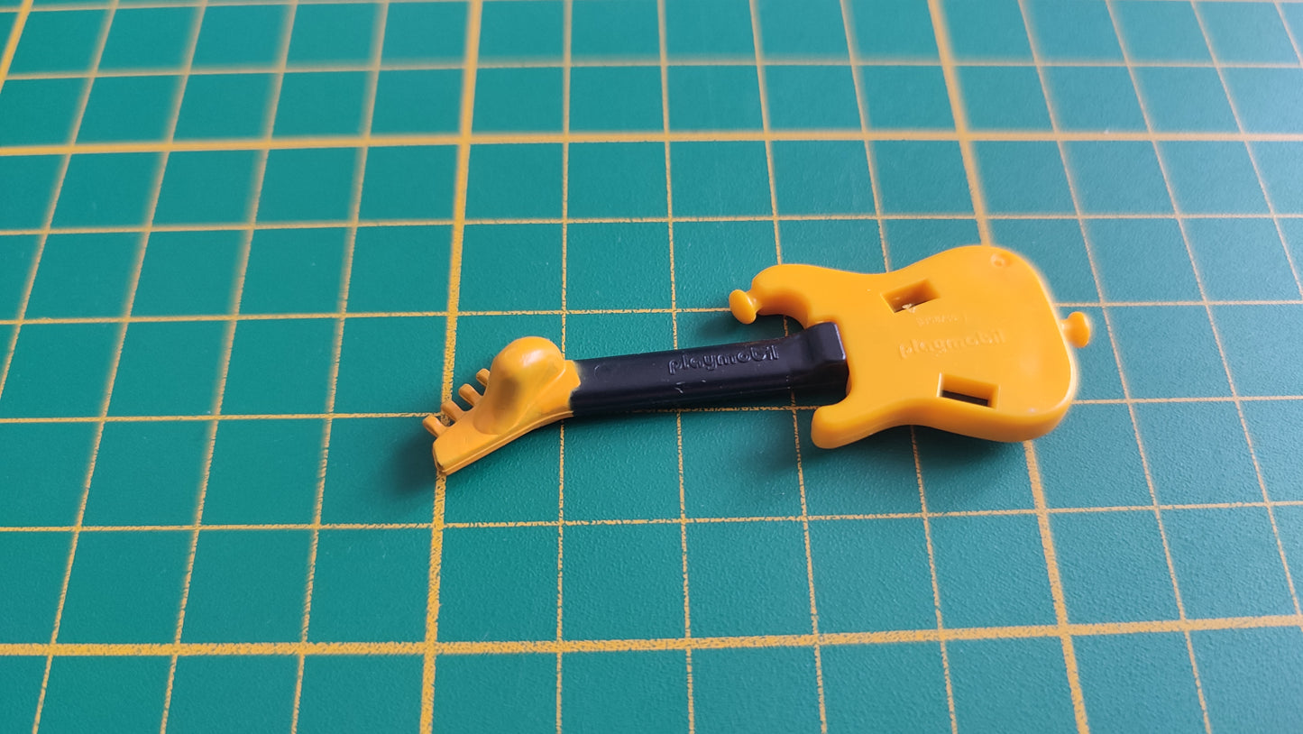 Guitare jaune et noir référence 30628497 + 30628507 pièce détachée Playmobil #E75