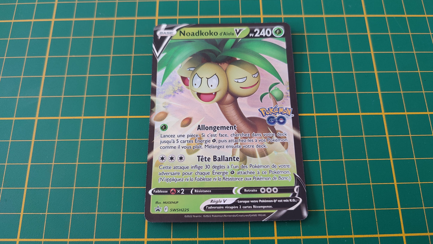 SWSH225 Carte Pokémon Noadkoko d'Alola V Epée et Bouclier promo #B10