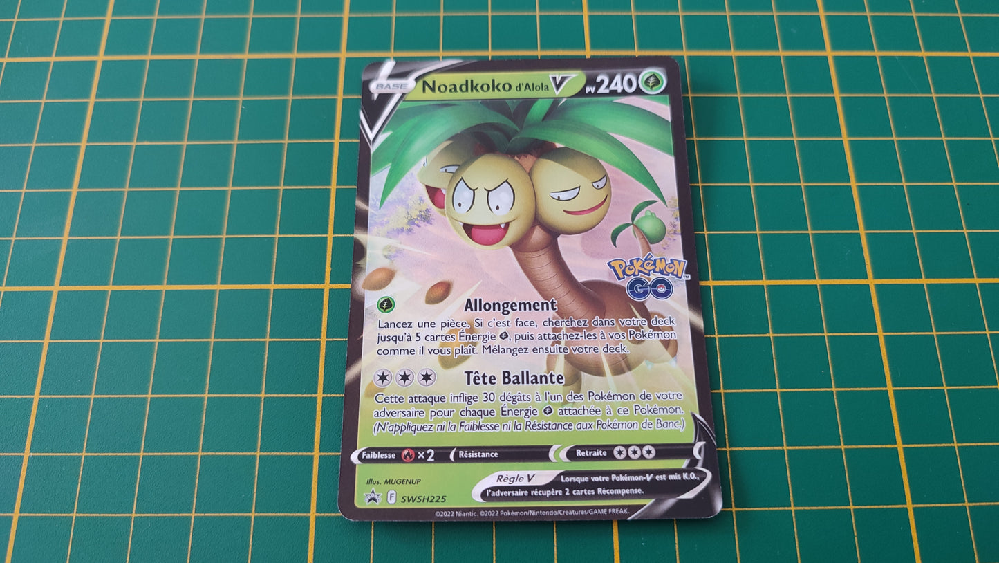 SWSH225 Carte Pokémon Noadkoko d'Alola V Epée et Bouclier promo #B10