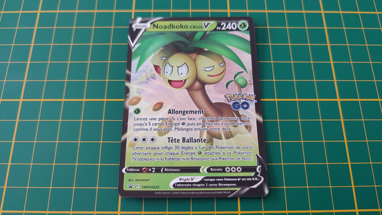 SWSH225 Carte Pokémon Noadkoko d'Alola V Epée et Bouclier promo #B10