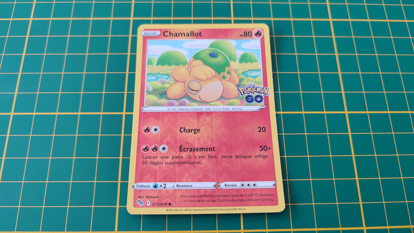 013/078 Carte Pokémon Chamallot commune reverse Epée et Bouclier EB10.5 Pokémon Go #B10