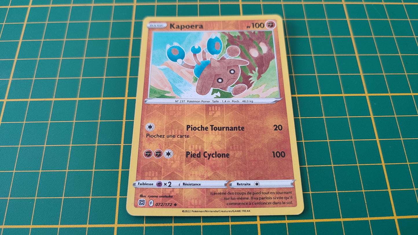 072/172 Carte Pokémon Kapoera peu commune reverse Epée et Bouclier EB09 Stars Etincelantes #B10