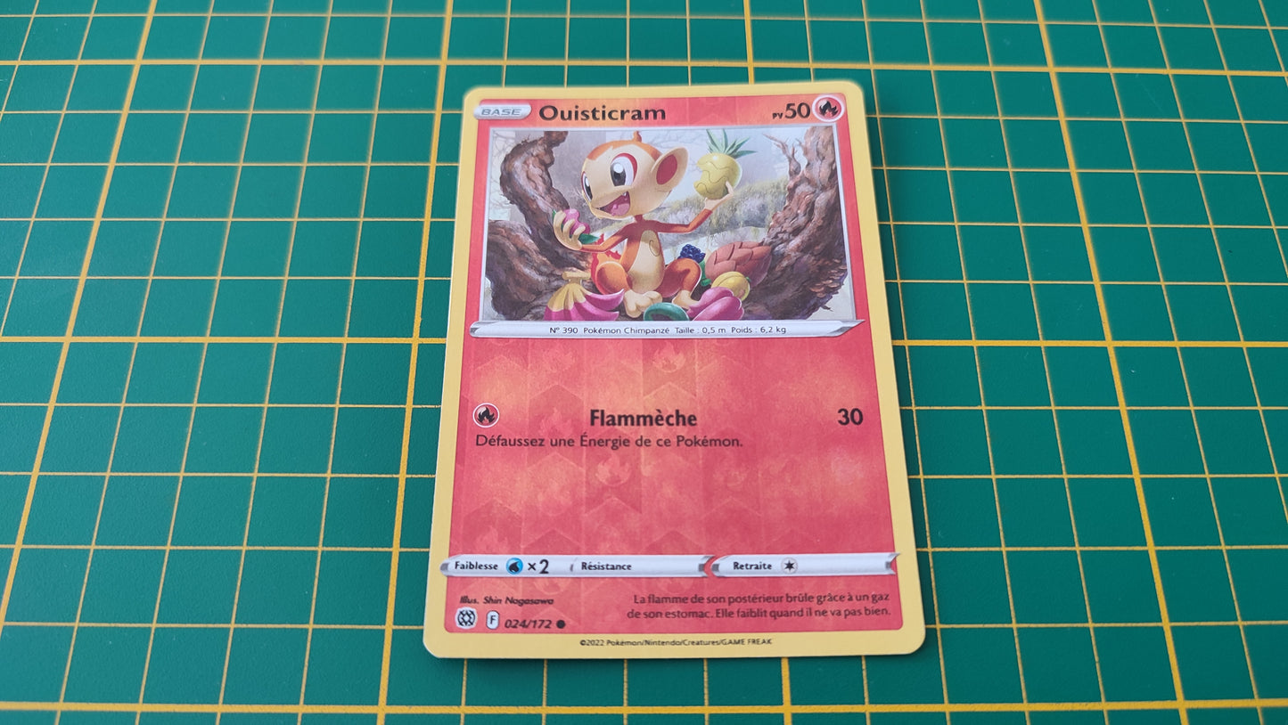 024/172 Carte Pokémon Ouisticram commune reverse Epée et Bouclier EB09 Stars Etincelantes #B10