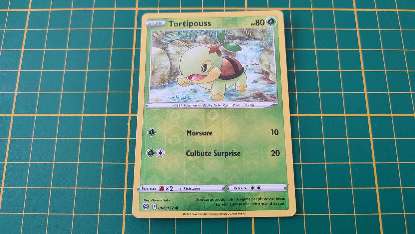 006/172 Carte Pokémon Tortipouss commune reverse Epée et Bouclier EB09 Stars Etincelantes #B10