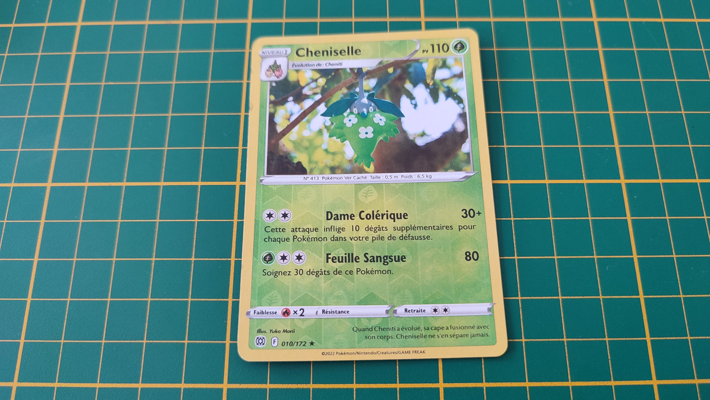 010/172 Carte Pokémon Cheniselle rare reverse Epée et Bouclier EB09 Stars Etincelantes #B10