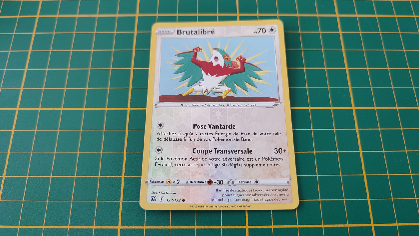 127/172 Carte Pokémon Brutalibré commune reverse Epée et Bouclier EB09 Stars Etincelantes #B10