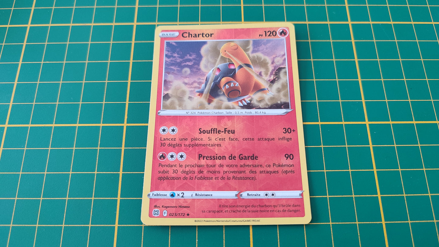 023/172 Carte Pokémon Chartor peu commune reverse Epée et Bouclier EB09 Stars Etincelantes #B10