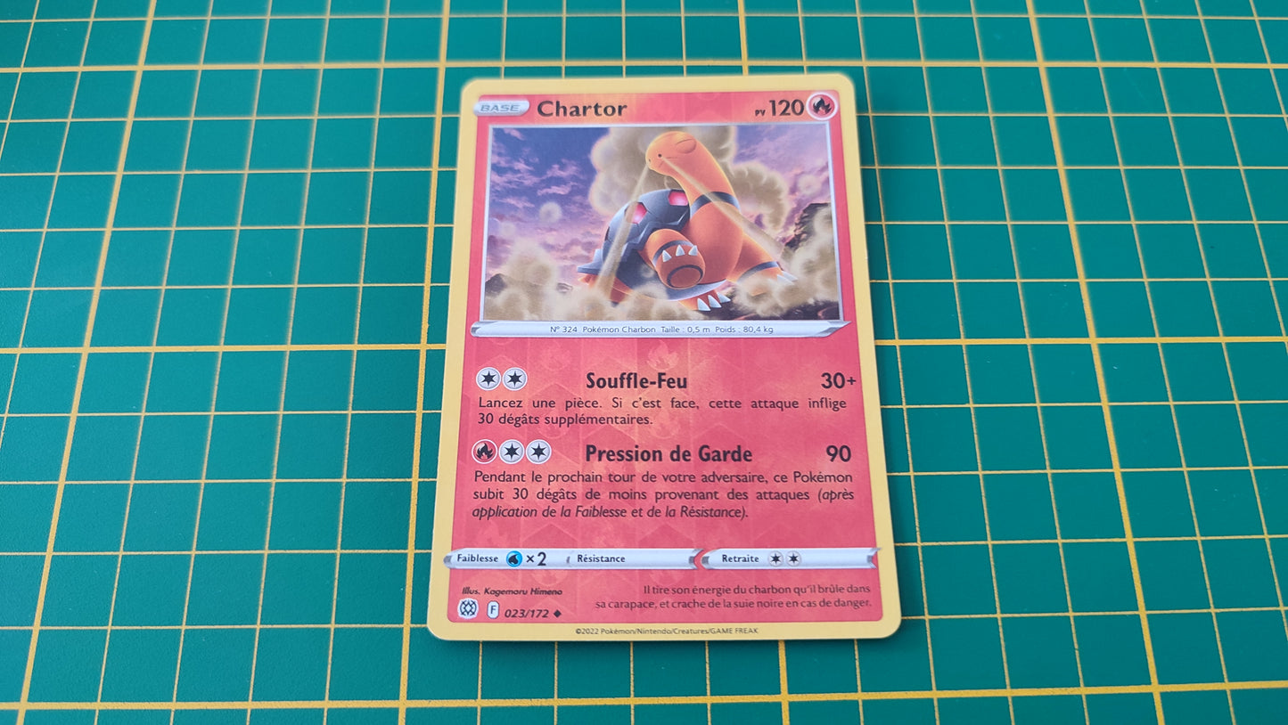 023/172 Carte Pokémon Chartor peu commune reverse Epée et Bouclier EB09 Stars Etincelantes #B10