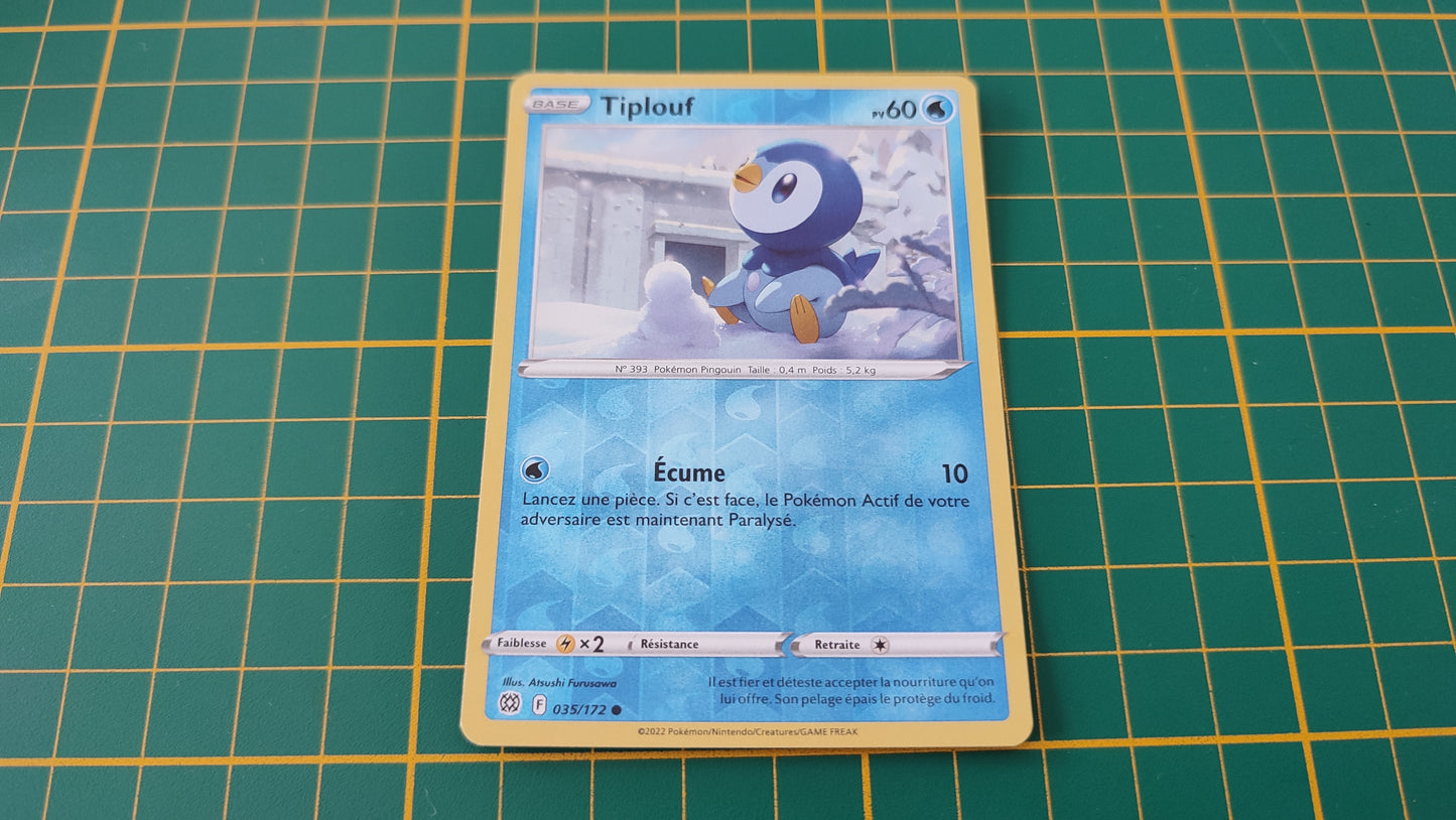 035/172 Carte Pokémon Tiplouf commune reverse Epée et Bouclier EB09 Stars Etincelantes #B10