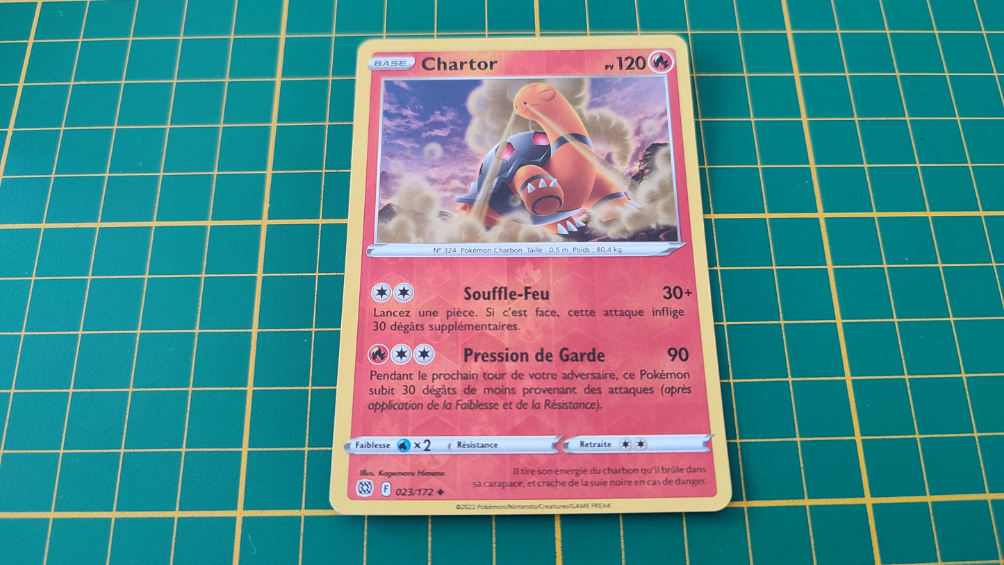 023/172 Carte Pokémon Chartor peu commune reverse Epée et Bouclier EB09 Stars Etincelantes #B10