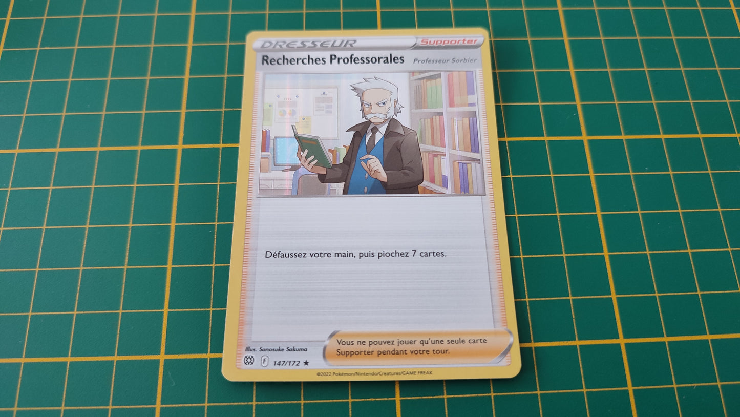 147/172 Carte Pokémon Recherches Professorales rare holographique Epée et Bouclier EB09 Stars Etincelantes #B10