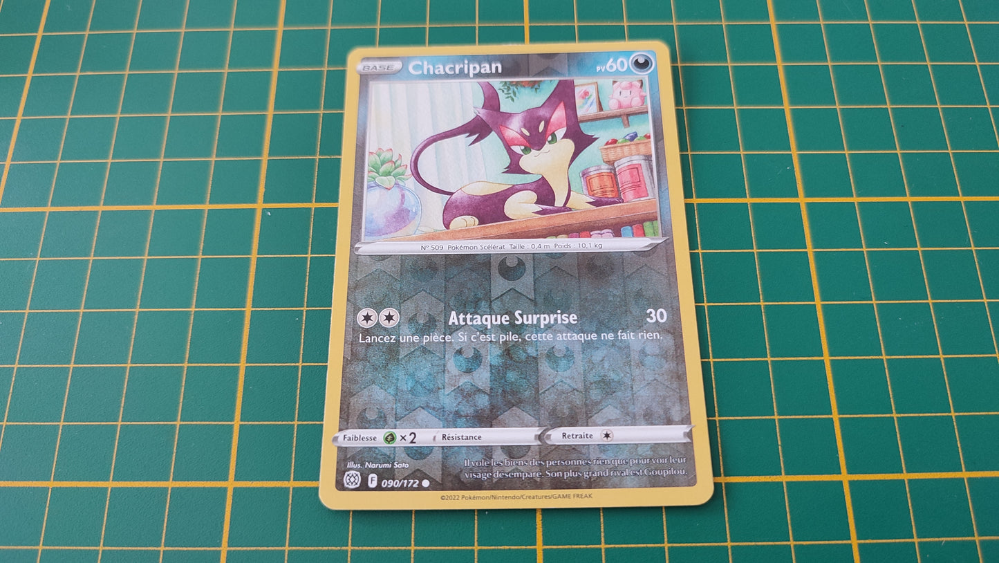 090/172 Carte Pokémon Chacripan commune reverse Epée et Bouclier EB09 Stars Etincelantes #B10